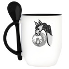 Кружка с ложкой