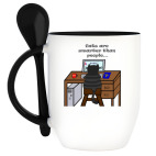 Кружка с ложкой