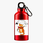 Металлическая бутылка 400 мл UV-DTF