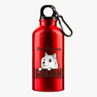 Металлическая бутылка 400 мл UV-DTF