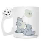Кружка с футбольным мячиком
