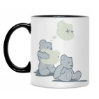 Кружка двухцветная