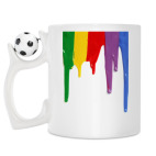 Кружка с футбольным мячиком