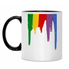 Кружка двухцветная