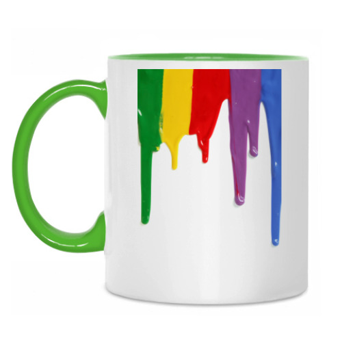 Кружка с принтом Колор