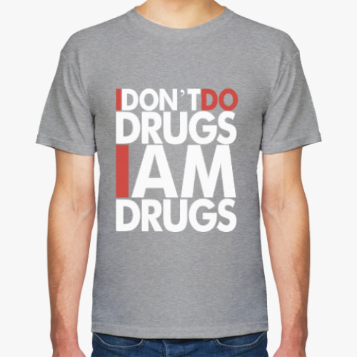 Футболка с принтом Drugs