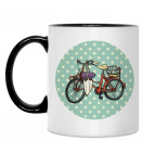 Кружка двухцветная