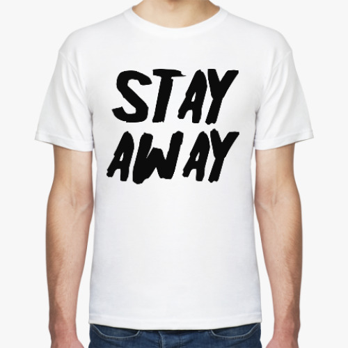 Футболка с принтом Stay away