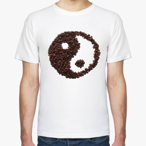 Футболка с принтом Кофе