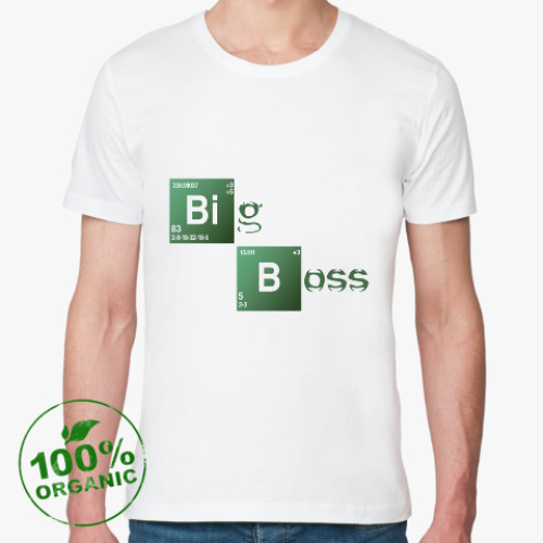 Футболка из органик-хлопка с принтом Big Boss