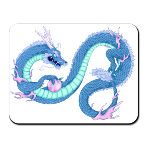 Коврик для мыши с принтом Китайский дракон