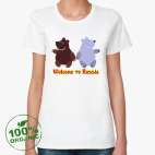 Женская футболка органик