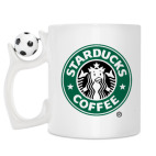 Кружка с футбольным мячиком