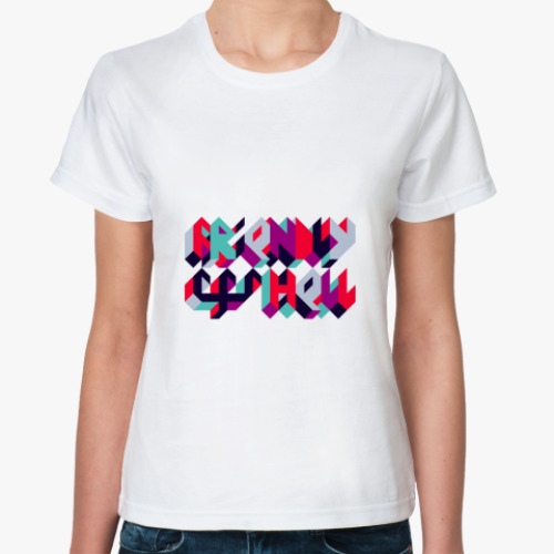 Классическая футболка с принтом Friendly Hell