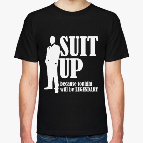 Футболка с принтом Приоденься!