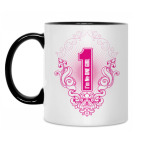 Кружка двухцветная