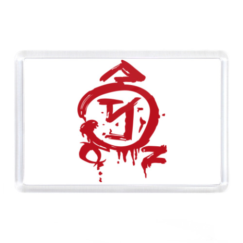 Магнит с принтом Знак ангела - Supernatural