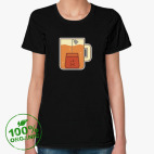 Женская футболка органик