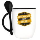 Кружка с ложкой