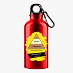 Металлическая бутылка 400 мл UV-DTF