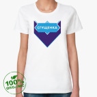 Женская футболка органик