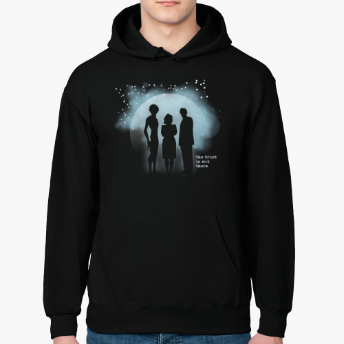Толстовка худи с принтом x-files
