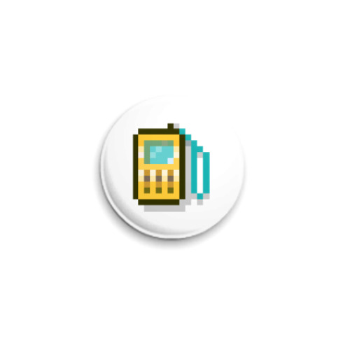 Значок 25мм с принтом  ICQ Статус #26