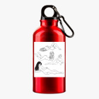 Металлическая бутылка 400 мл UV-DTF