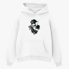 Толстовка худи оверсайз