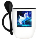 Кружка с ложкой