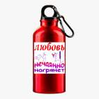 Металлическая бутылка 400 мл UV-DTF