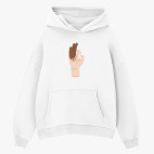 Толстовка худи оверсайз