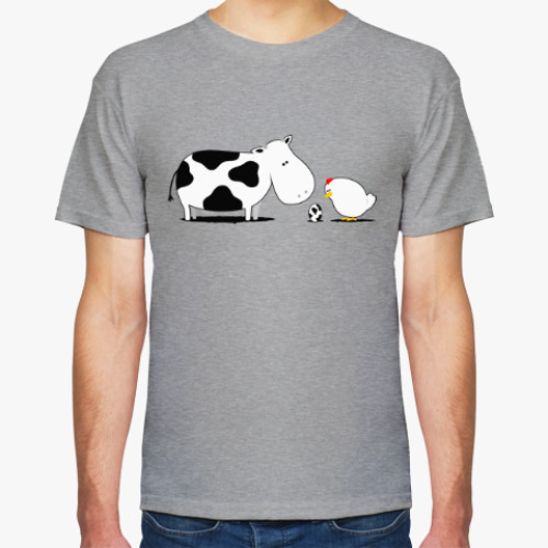 Футболка с принтом Яйцо