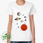 Женская футболка органик