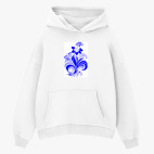 Толстовка худи оверсайз