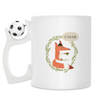 Кружка с футбольным мячиком