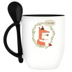 Кружка с ложкой