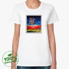 Женская футболка органик