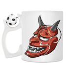 Кружка с футбольным мячиком