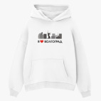 Толстовка худи оверсайз