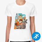 Женская спортивная футболка