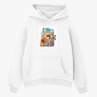 Толстовка худи оверсайз