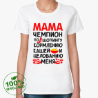 Женская футболка органик