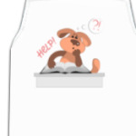 Собака грустит над книгой