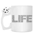 Кружка с футбольным мячиком