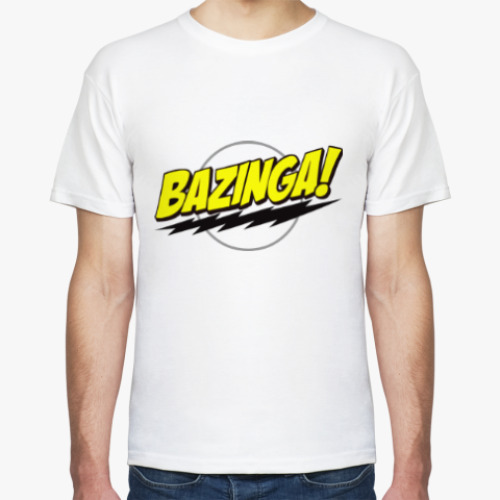 Футболка с принтом BAZINGA!
