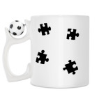 Кружка с футбольным мячиком