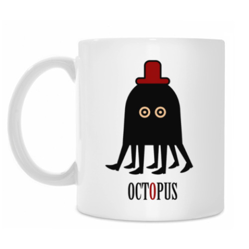 Кружка с принтом Осьминог