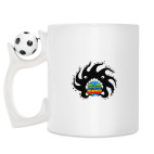Кружка с футбольным мячиком