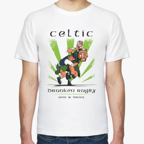 Футболка с принтом Кельтский регби